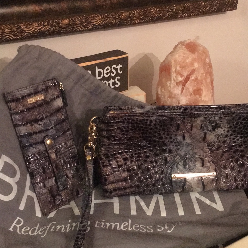 BRAHMIN CLUTCH AND CARD WALLET